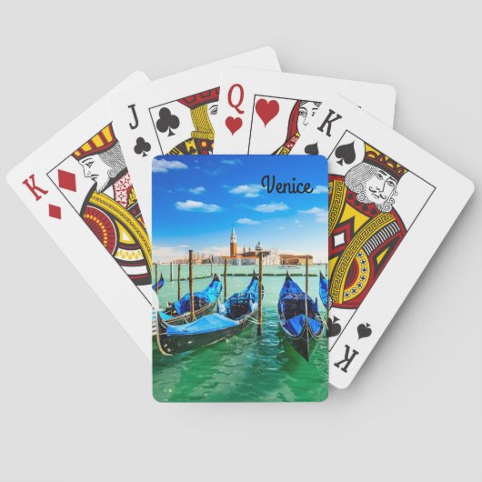 Venedig Italien Spielkarten (Rückseite)