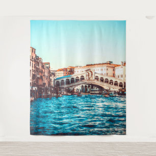 Venedig Italien Szene   Wandbild Hintergrund Wandteppich