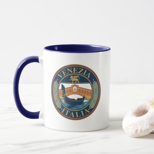Venedig Italien Tasse (Mit Donut)