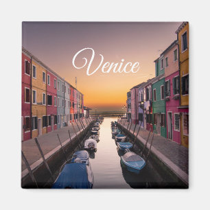 Venedig Italien Text Bild Vorlage Magnet