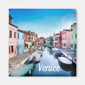 Venedig Italien | Text- und Bildvorlage Magnet (Vorne)