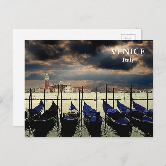 Venedig Italien Tourismus Gewohnt Postkarte (Vorne/Hinten)