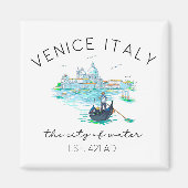 Venedig Italien Urlaubs-Souvenir Magnet (Vorne)