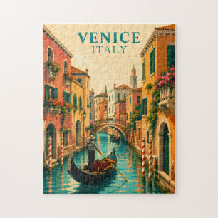 Venedig Italien Venezianisch Venezianischer Kanal Puzzle
