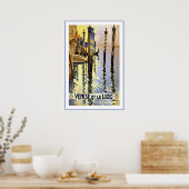 Venedig Italien / Venise Et Le Lido Poster (Küche)