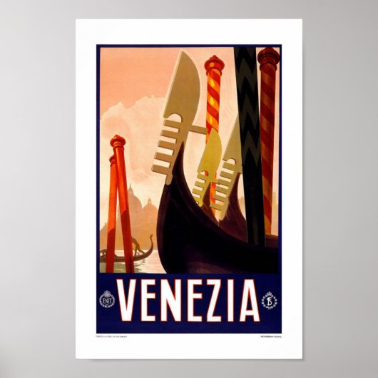 Venedig Italien Vintage Poster (Vorne)