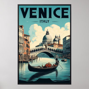 Venedig Italien Vintage Poster