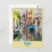 Venedig, Italien - Vintage Postkarte (Vorne/Hinten)