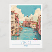 Venedig Italien Vintage Postkarte (Vorderseite)