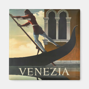 Venedig Italien Vintage-Reise Magnet