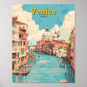 Venedig Italien Vintage Reise Poster