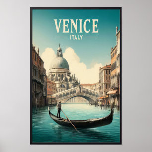Venedig Italien Vintage Reise Poster
