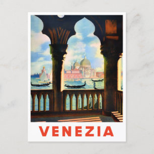 Venedig Italien Vintage-Reise Postkarte