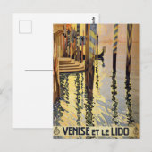Venedig, Italien Vintage Reise Postkarte (Vorne/Hinten)