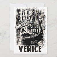 Venedig Italien Vintage Reisen Postcard Rodelbahn 