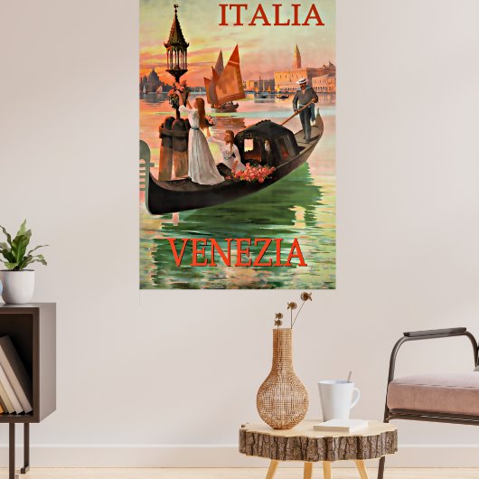 Venedig Italien Vintage Reiseplakat Poster (Wohnzimmer 3)