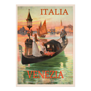 Venedig, Italien Vintage-Reiseposter, Fotodruck