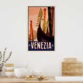 Venedig, Italien Vintage Travel Poster (Küche)