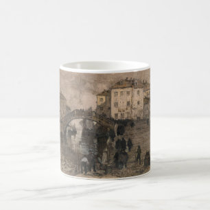 Venedig, Italien (Vintage Venezianische Landschaft Kaffeetasse
