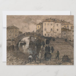 Venedig, Italien (Vintage Venezianische Landschaft Karte