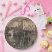 Venedig, Italien (Vintage Venezianische Landschaft Pappteller (Party)