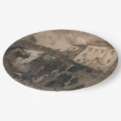 Venedig, Italien (Vintage Venezianische Landschaft Pappteller (Schrägansicht)