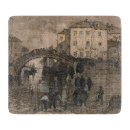 Venedig, Italien (Vintage Venezianische Landschaft Schneidebrett