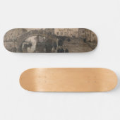Venedig, Italien (Vintage Venezianische Landschaft Skateboard (Horizontal)