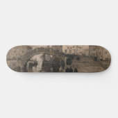 Venedig, Italien (Vintage Venezianische Landschaft Skateboard (Horizontal)
