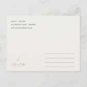 Venedig - Italienische Kanäle Wasserfarbe Save the Postkarte (Rückseite)