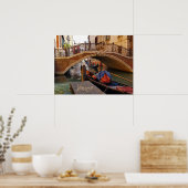 Venedig - Italienischer Kanalzug Poster (Küche)