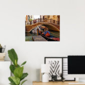 Venedig - Italienischer Kanalzug Poster (Heimbüro)