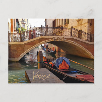 Venedig - Italienischer Kanalzug Postkarte