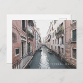 Venedig, Italienischer Wasserkanal - Italien Postk Postkarte (Vorne/Hinten)