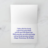 Venedig-Jahrestags-Karte Karte (Innenseite)