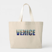 Venedig Jumbo Stoffbeutel (Rückseite)