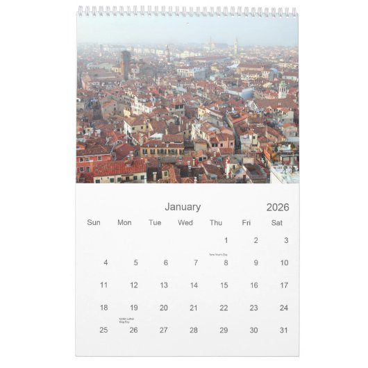 Venedig-Kalender Kalender (Jan 2026)