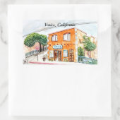 Venedig, Kalifornien Rechteckiger Aufkleber (Tasche)