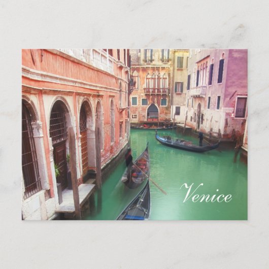 Venedig Kanal Ansichtskarte Postkarte (Vorderseite)