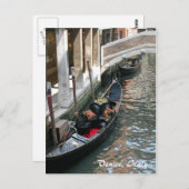 Venedig-Kanal, Italien Postkarte (Vorne/Hinten)