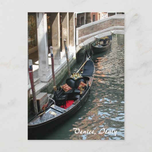 Venedig-Kanal, Italien Postkarte (Vorderseite)
