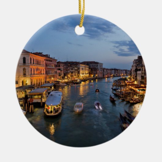 VENEDIG-KANAL KERAMIKORNAMENT (Vorne)