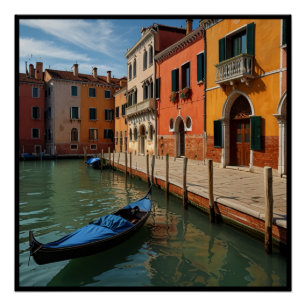 Venedig-Kanal Poster