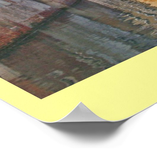 Venedig-Kanal Poster (Ecke)