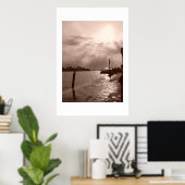 Venedig-Kanal Poster (Heimbüro)