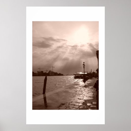 Venedig-Kanal Poster (Vorne)