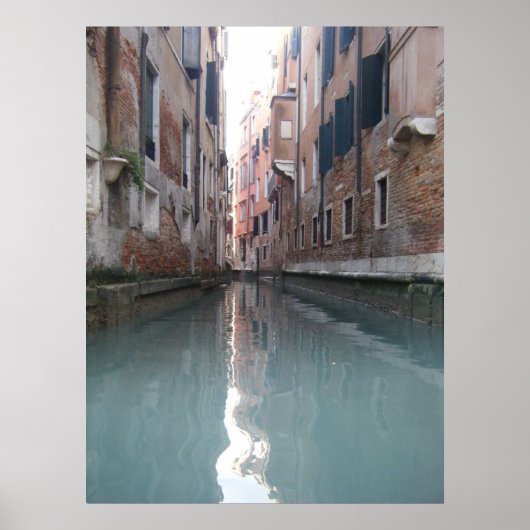 Venedig-Kanal Poster (Vorne)