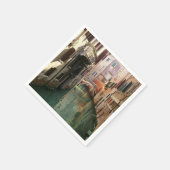 Venedig-Kanal Serviette (Ecke)