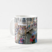 Venedig-Kanal und Brückenkaffee-Tasse Kaffeetasse (Vorderseite Links)