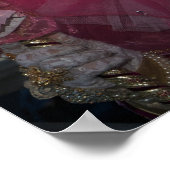 Venedig-Karneval-Masken Poster (Ecke)